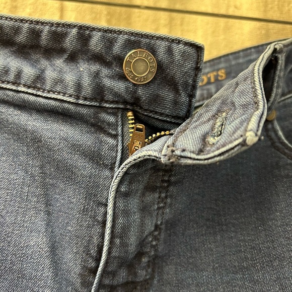 Talbots/ signature straight /blue jeans size 14 P - Picture 3 of 11